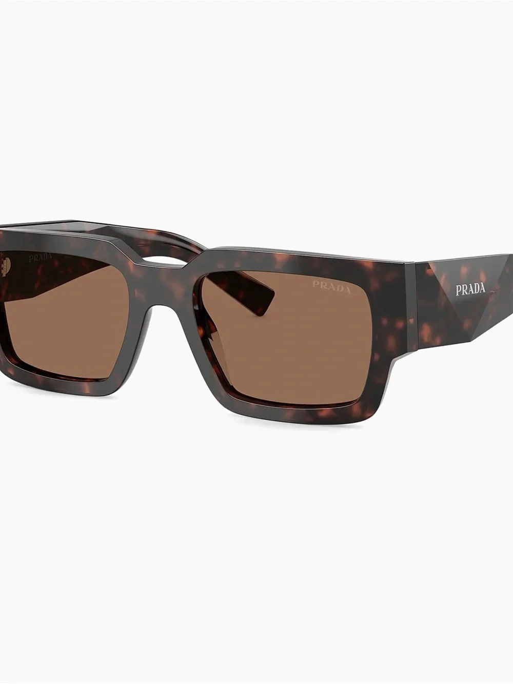 NEW PRADA PR19WS 2AU8C1 Tortoise Dark Brown 52mm Men's Sunglasses AUTHENTIC $469